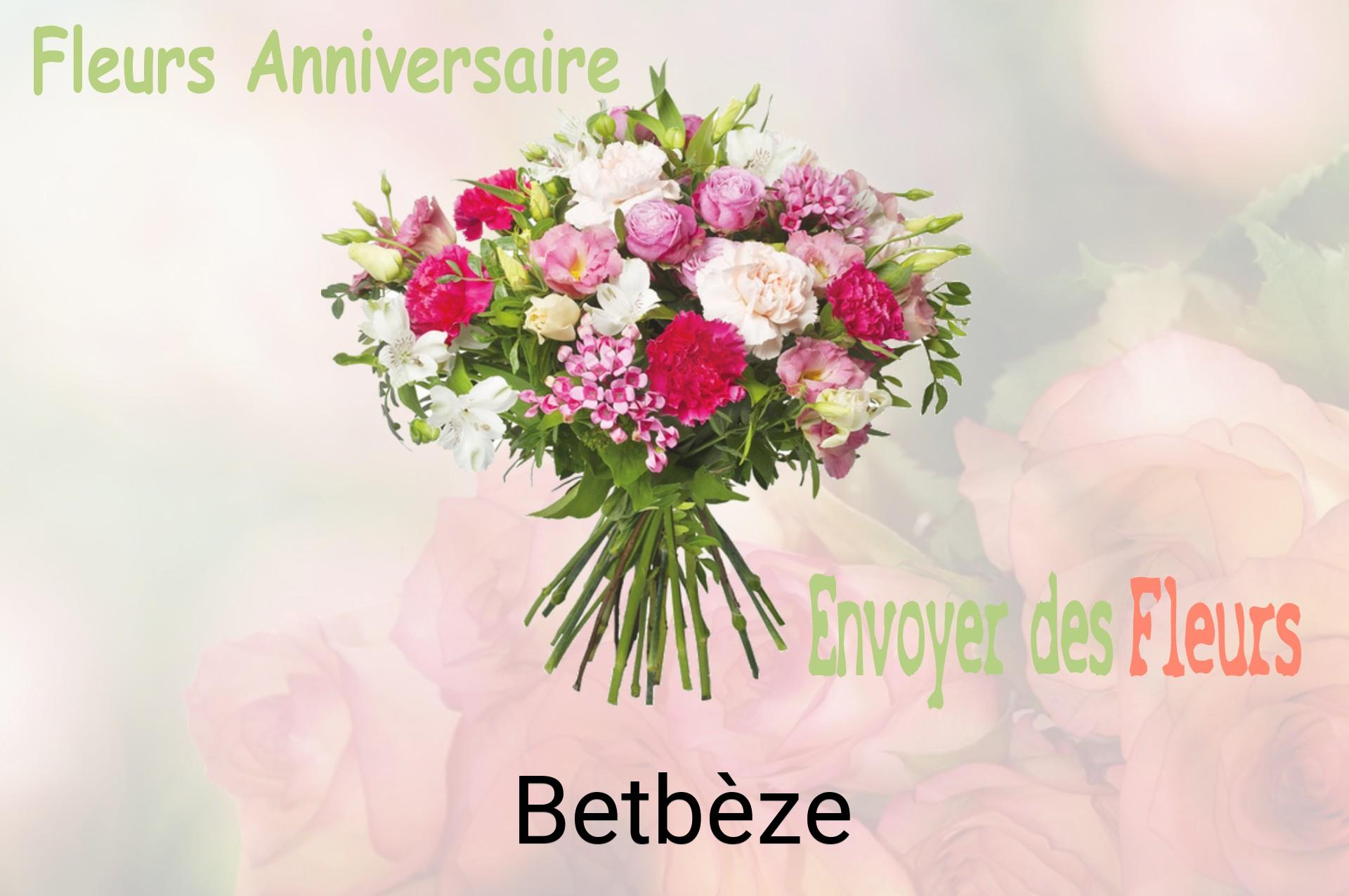 Bouquet de fleurs d’anniversaire livré à Betbèze